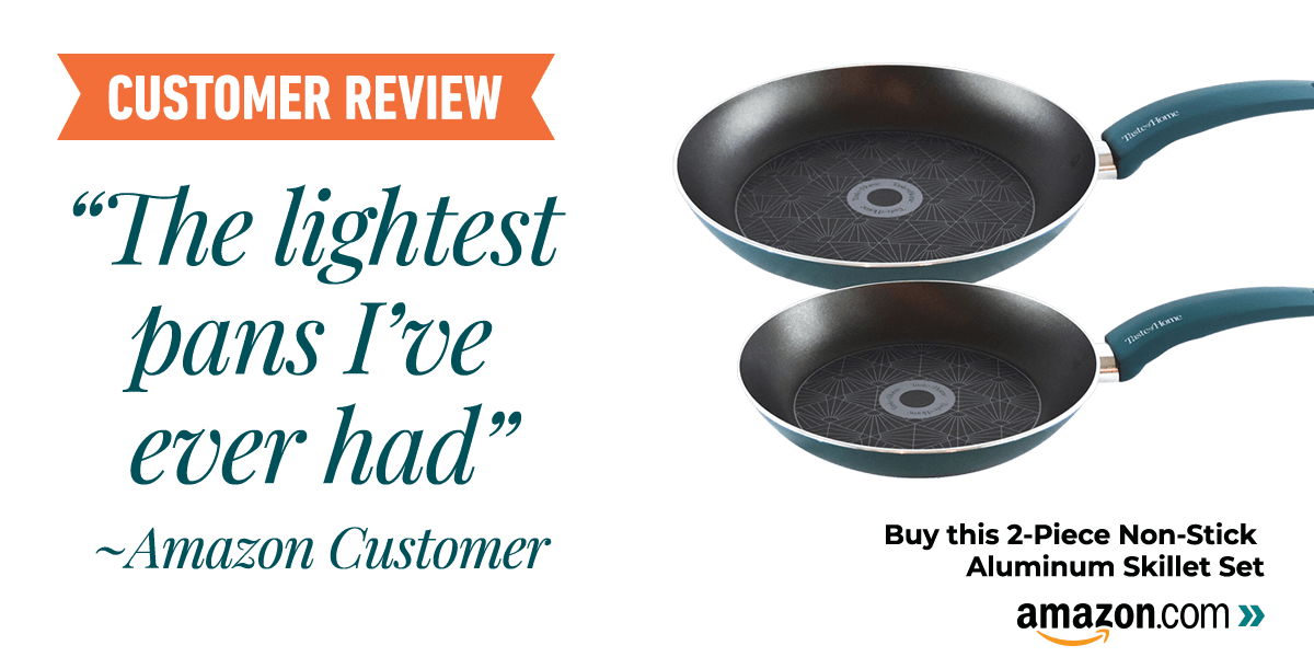 Customer Review - The lightest pans I've ever had! -Amazon Customer