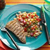 Tuna with Tuscan White Bean Salad 