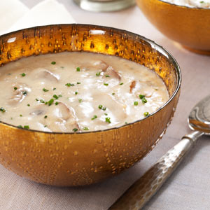 Goldern Gouda Mushroom Soup